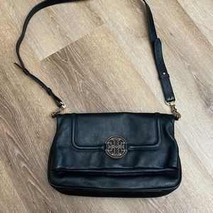 Tory Burch black leather crossbody bag